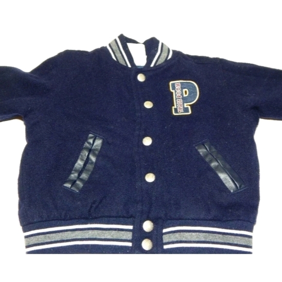 Disney Store Vtg Pooh Letterman Jacket